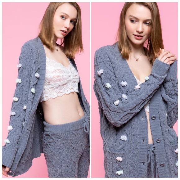 POL Snow White Ice Cream Chenille Cardigan - Picture 6 of 9